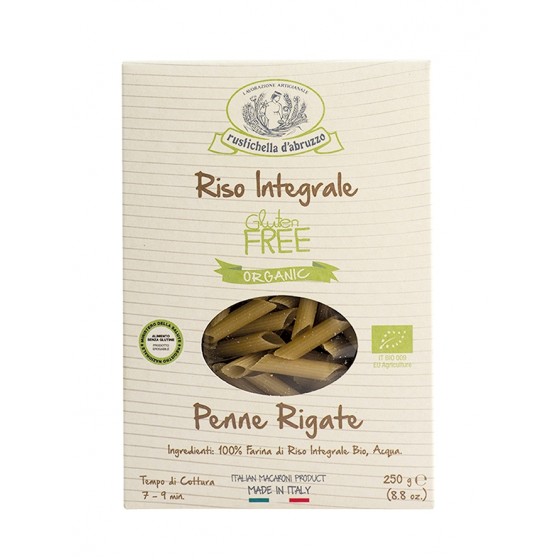 Penne Rigate de arroz Integral BIO Sin gluten  250 g