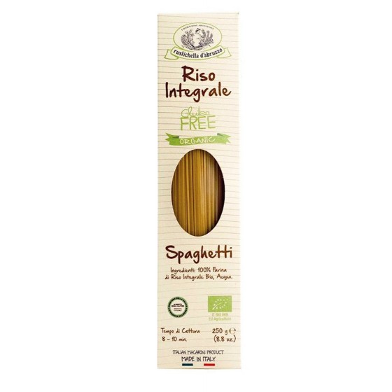 Spaghetti de arroz integral sin gluten BIO 250 g