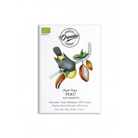 "Origen Perú" Chocolate negro 65% cacao BIO 50 g
