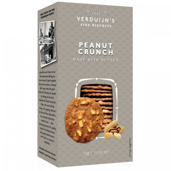 Crackers con cacahuetes 75 g