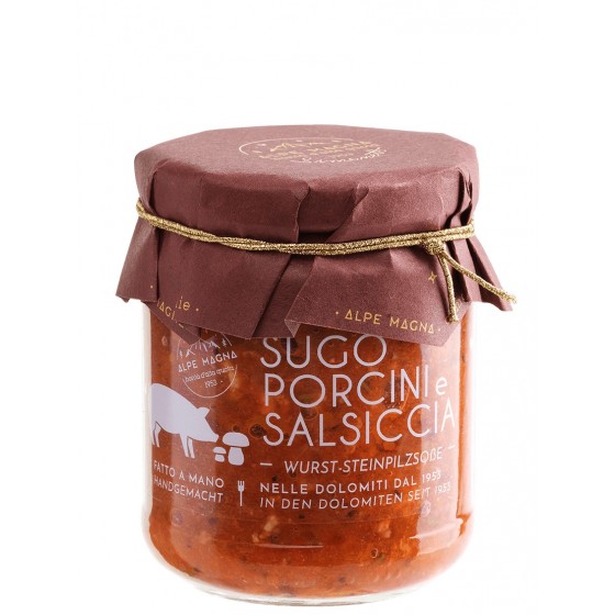 Salsa de salchicha y setas porcini 190 g