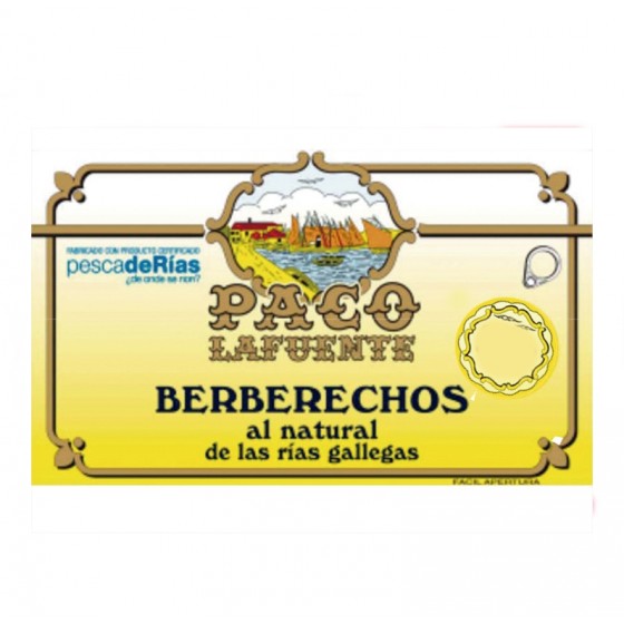 Berberechos al natural 35/45 pzas. 115 g