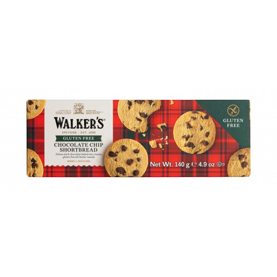 Gluten Free Shortbread Chocolate Chip 140 g