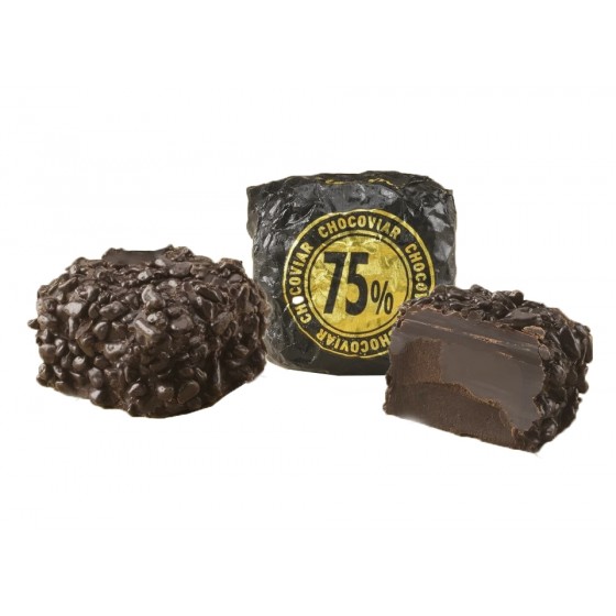Chocaviar de chocolate extra fundente 75% cacao 1 kg