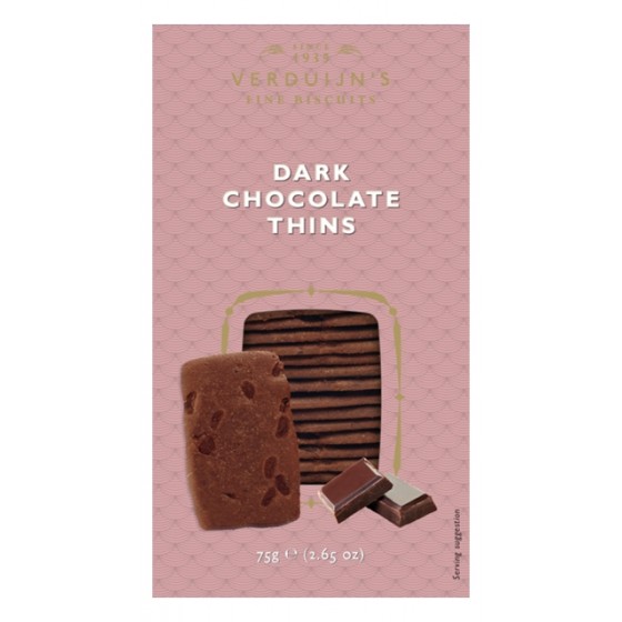 Crackers de chocolate negro 75 g