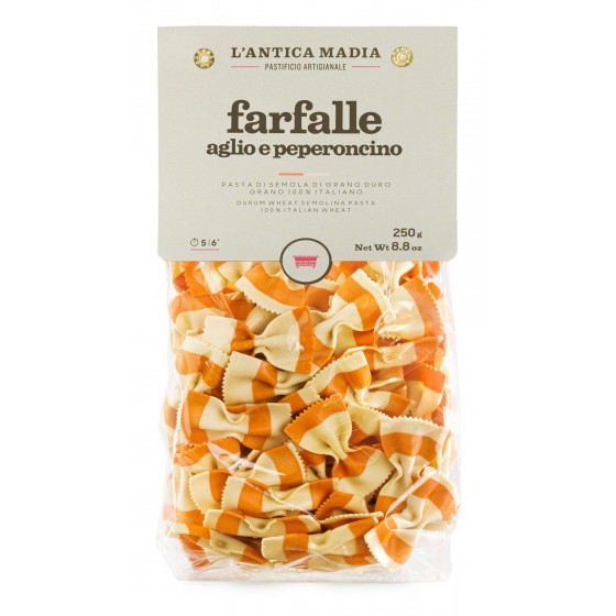 Farfalle con ajo y chilli 250 g
