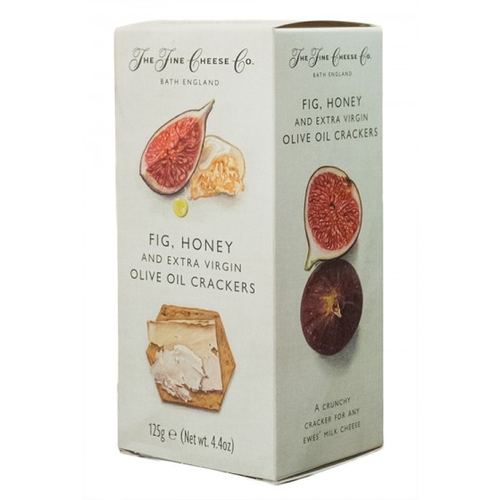 Crackers de aceite de oliva virgen extra, higos y miel 125 g