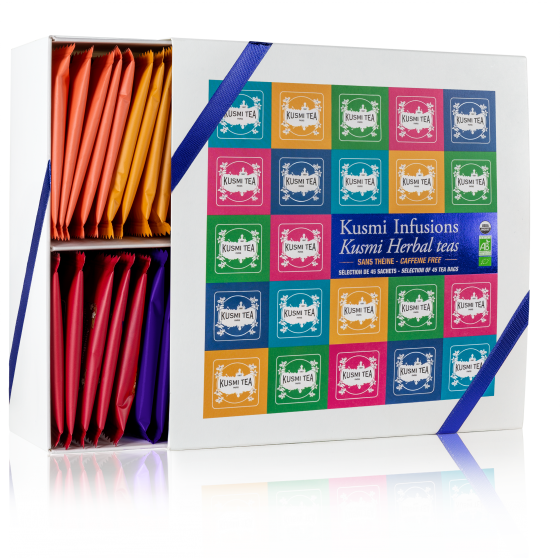 Discover Kusmi 45 bolsitas de té muslins