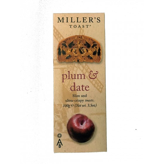 Miller's Toast. Tostadas con ciruelas y dátiles 100 g