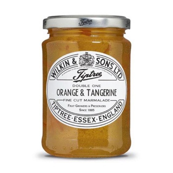 Mermelada de mandarinas y naranjas con trozos pequeños de piel de corte fino 340 g