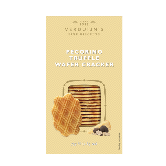Wafers co sabor a queso y pecorino y trufa 75 g