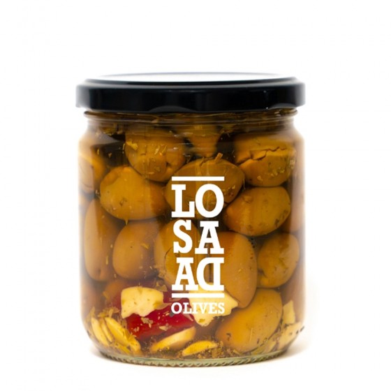 Aceituna pico limón partida 345 g