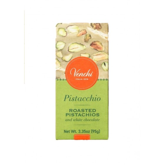 Chocolate blanco con pistachos enteros 95 g