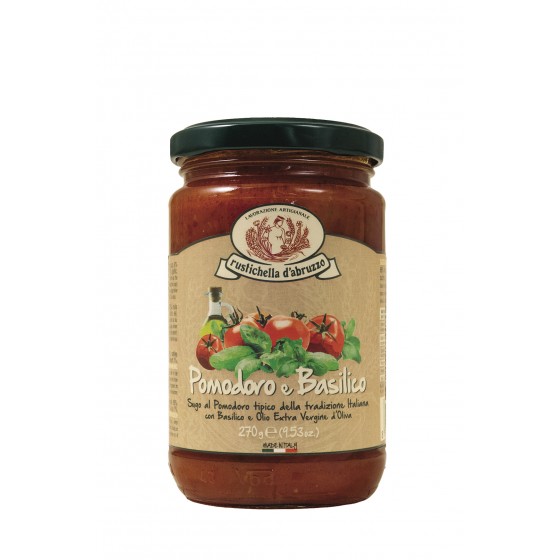 Salsa de tomate y albahaca  270 g