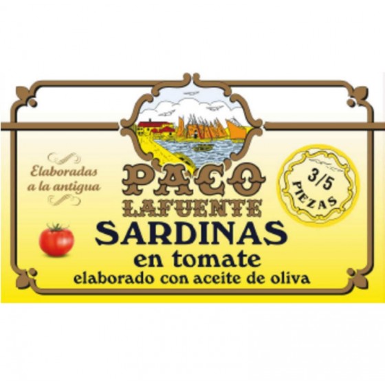 Sardinas en tomate 3/5 pza - 125 g