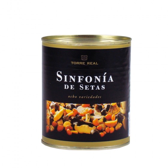Sinfonía de 8 variedades de setas en aceite de girasol  800 g