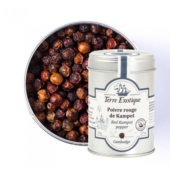 Pimienta roja de Kampot 50 g