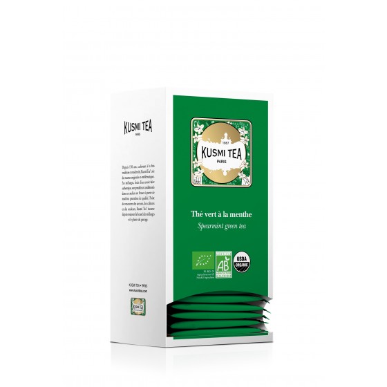 Té verde a la menta BIO 25 bolsitas de té muselina                                                                   