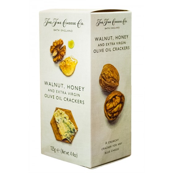 Crackers de aceite de oliva virgen extra, nueces y miel 125 g