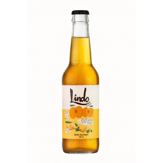 Té blanco con zumo de melocotón 33 cl