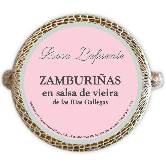 Zamburiñas en salsa de vieira de las rías gallegas 120 g