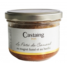 Paté de pato con magret ahumado y albahaca 180 g