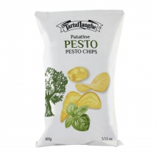 Patatas fritas con pesto liofilizado 100 g