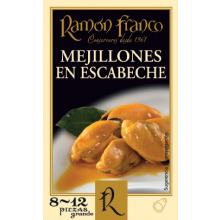 Mejillones en escabeche 8 - 12 pzas. / 120 g