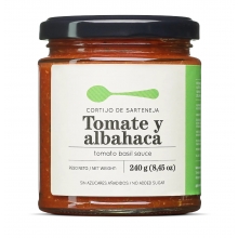 Salsa de tomate con albahaca 240 g